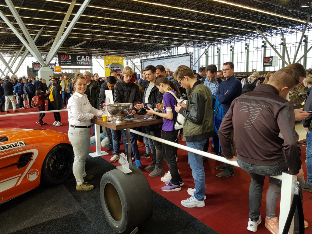 Topdrukte op de IAMS