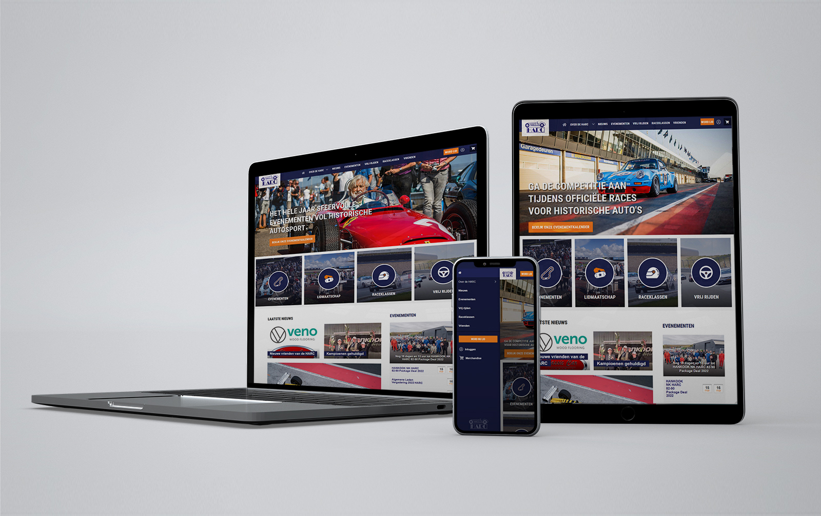 Vernieuwde HARC website uiting intro